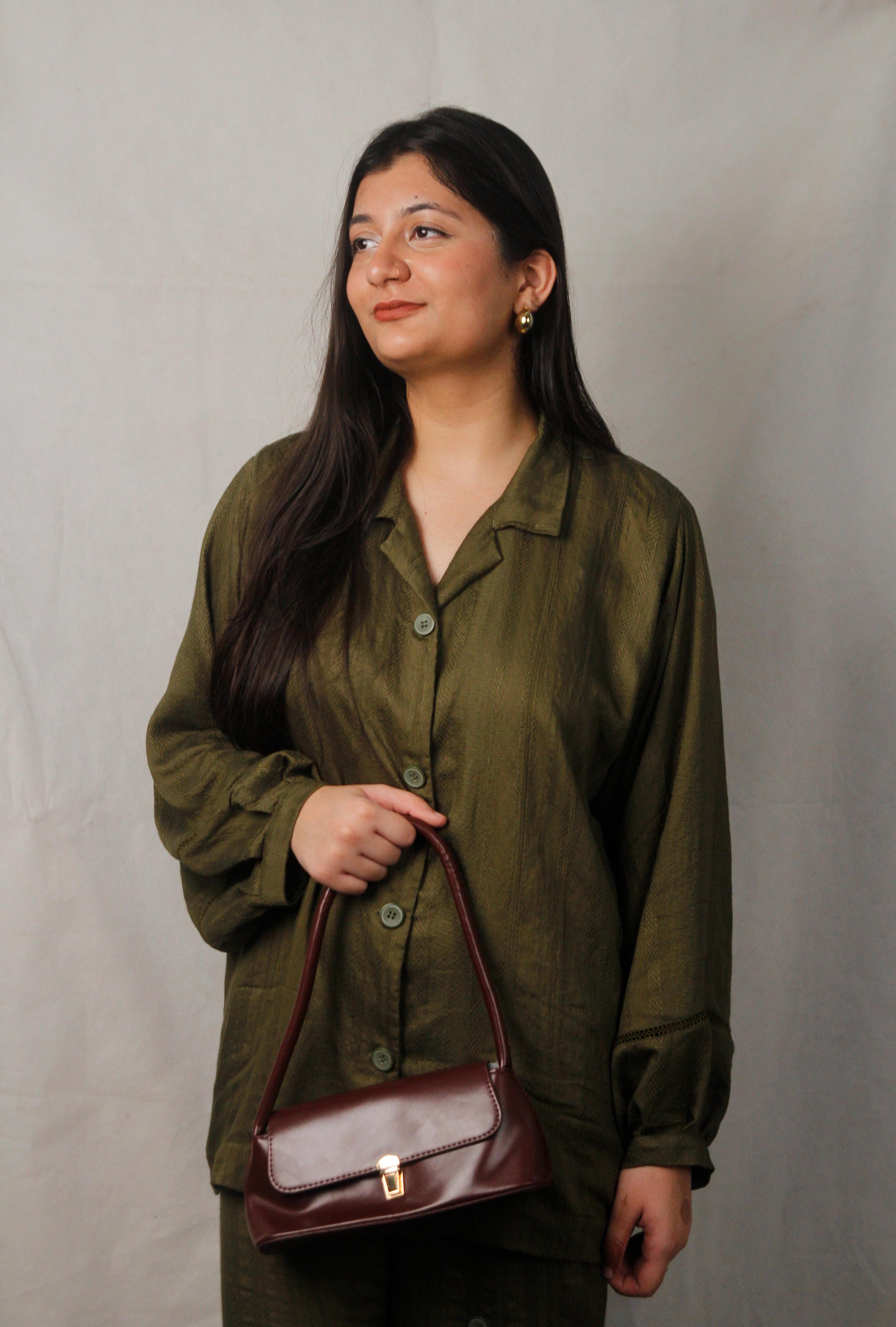 Embroidered Shirt Set