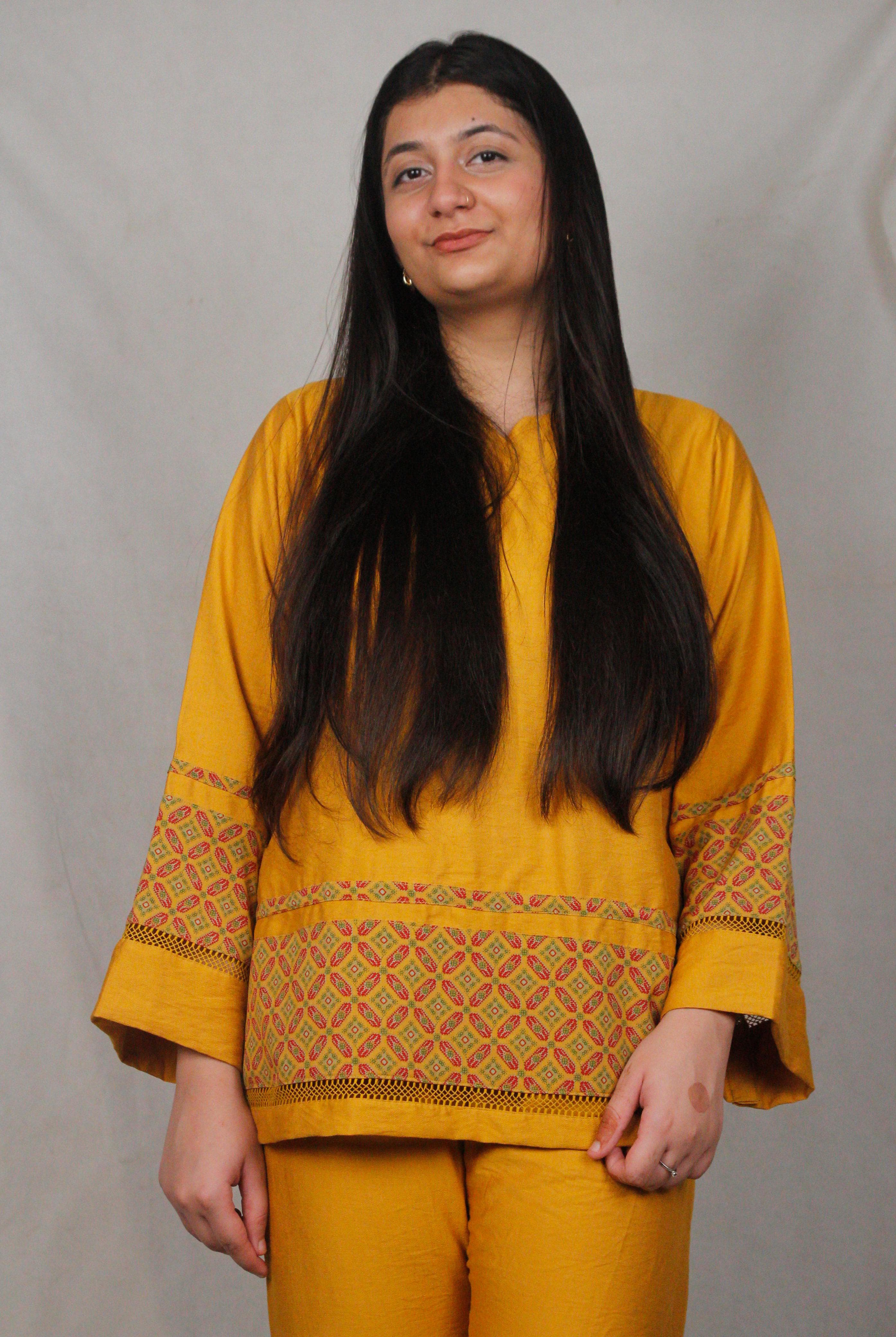 Embroidered Shirt Set
